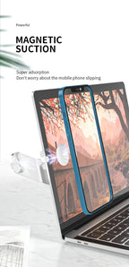 Magnetic Laptop Phone Holder
