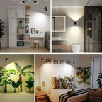 LED Wall Lamp - Rechargeable, Magnetic & Dual-Sided Lighting for Indoor Use