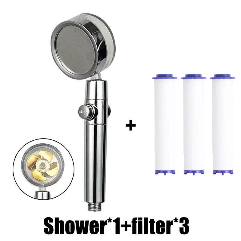 Turbocharged Rotating Shower