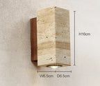 Modern Natural LED Wall Lamp made of Travertine