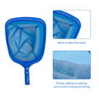 Pool skimmer AquaFlex | Telescopic pole & fine mesh net | For leaves & dirt | Extra large catch area
