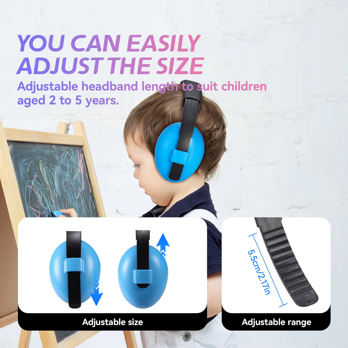 Kids Noise Reduction Earmuffs for Sleep and Focus