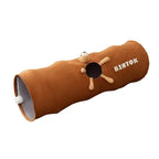 Collapsible cat tunnel for indoor cats to play and hide