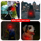 USB Rechargeable Rear Bike Tail Light – Ultra-Bright Red LED Cycle Safety Light