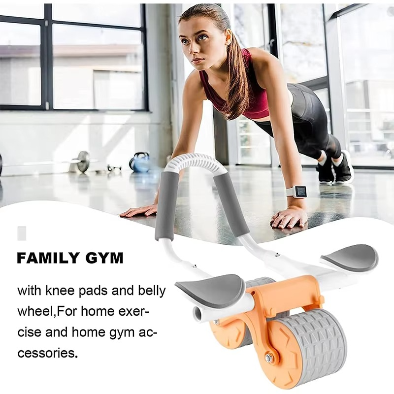 Ultimate Home Gym Ab Roller with Auto-Rebound