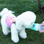 AquaPaws 2-in-1 Dog Water Bottle | With Foldable Bowl & Food Compartment | For Small & Large Dogs | Ideal for On-the-Go