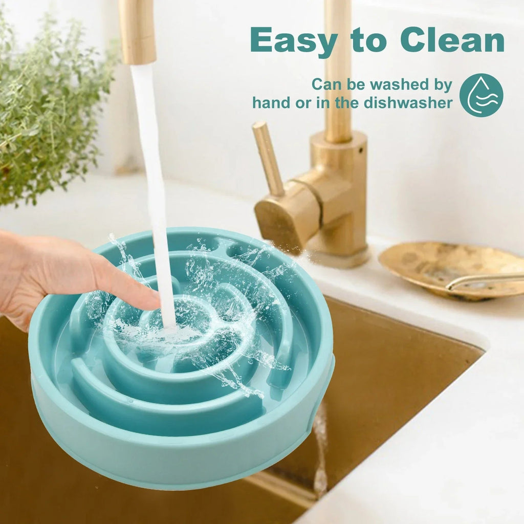 SnackMaze Bowl | Anti-Gulping Bowl for Dogs & Cats | Non-Slip & BPA-Free | Slow Eating for Healthy Digestion