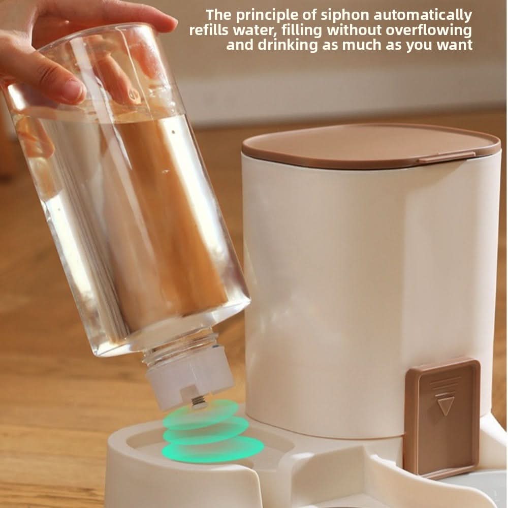 Automatic Food & Water Dispenser for Pets