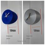 SilentCorner Clock - Stylish Silent Wall Clock without Drilling