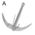 AquaGripX Folding Anchor for Boats | Robust Grip Hook with Rope | Foldable & Rustproof | For Kayak, Canoe & Fishing Accessories