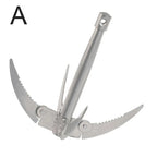 AquaGripX Folding Anchor for Boats | Robust Grip Hook with Rope | Foldable & Rustproof | For Kayak, Canoe & Fishing Accessories