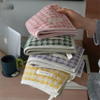 HoundLuxe Vintage Houndstooth Cotton Face Cloth