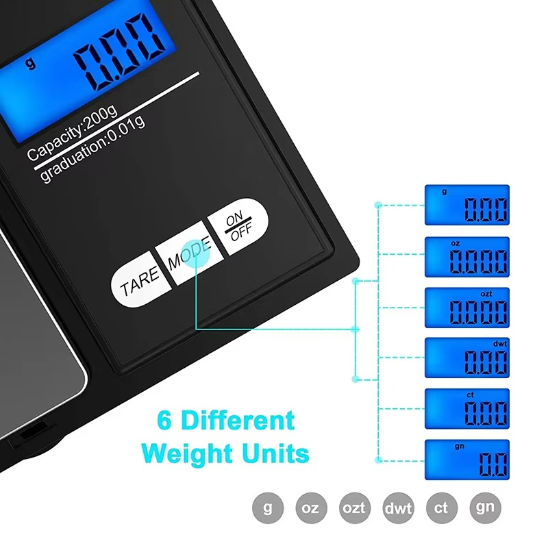 Portable Precision Digital Scale for Jewelry