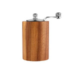 Luxury set of manual salt and pepper mills made of wood