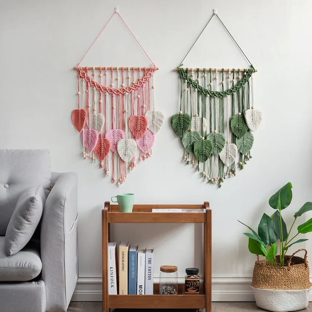 Blatt Macrame Wall Hanging