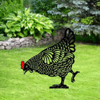 Luxury chickens that will bring humor and elegance to the garden!