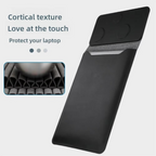 Magnetic 3-in-1 Wireless Charging Laptop Sleeve with Mouse Pad &amp; Desk Mat