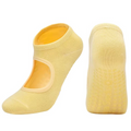 Non Slip Backless Yoga Socks with Breathable Cotton Grip