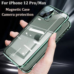Metal case with lens protection