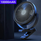AerisClip Battery Fan | 360° Rotation | 10000mAh | With Clip & USB-C