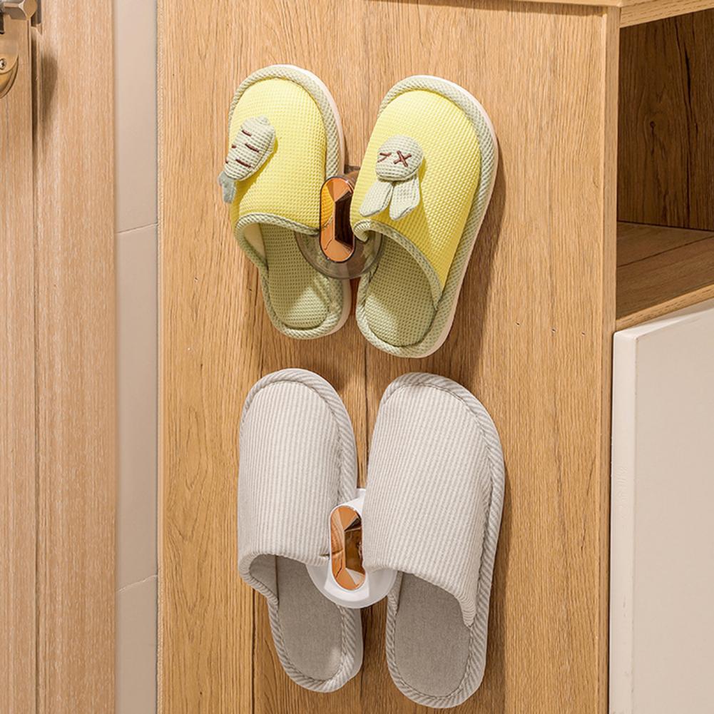 Wall-Mounted Quick Organizer Transparent Shoe Rack