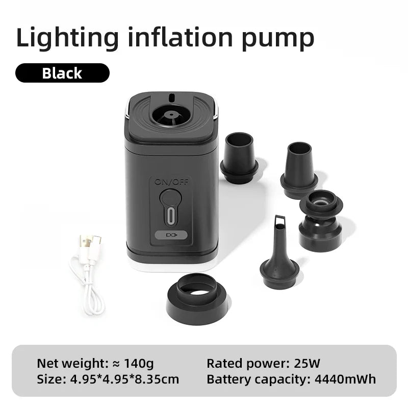 3 in 1 Electric Mini Wireless Air Compressor