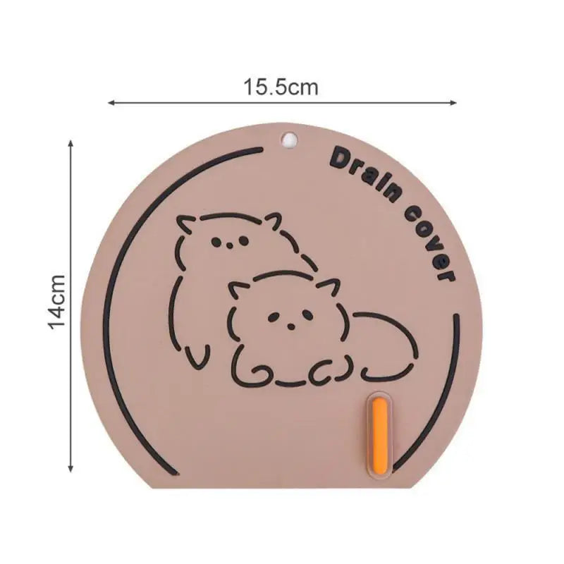 Sink Strainer Water Stopper Anti-Odor Mat