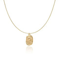 Feminine Tulip Floral Pendant Necklace