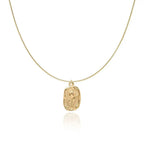 Feminine Tulip Floral Pendant Necklace