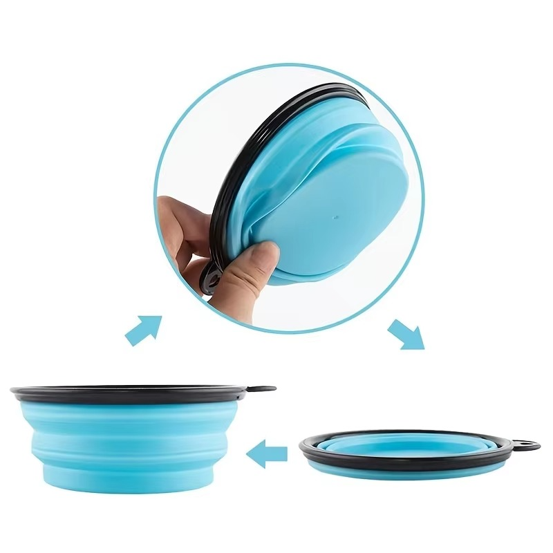 Collapsible Silicone Pet Bowl for Travel