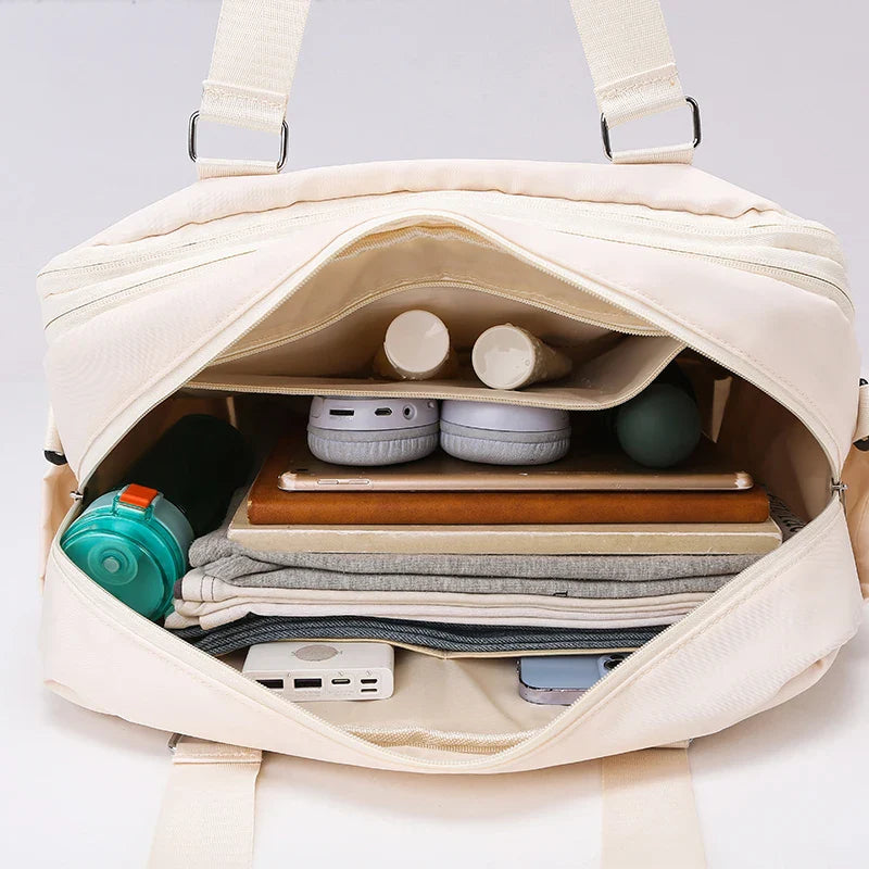 LuganoPack Travel Bag Large | Expandable & Multi-layered | Cabin Luggage & Weekend Bag | Plenty of Storage