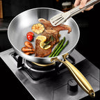 ChefSteel – Professional Stainless Steel Frying Pan for Gas & Induction