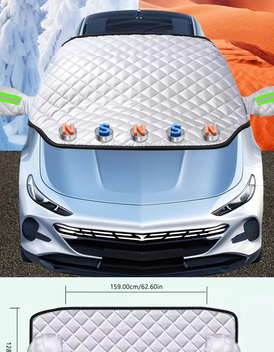 FrostGuard Pro | 5-Layer Windshield Cover | Magnetic & Windproof | Complete Ice Protection