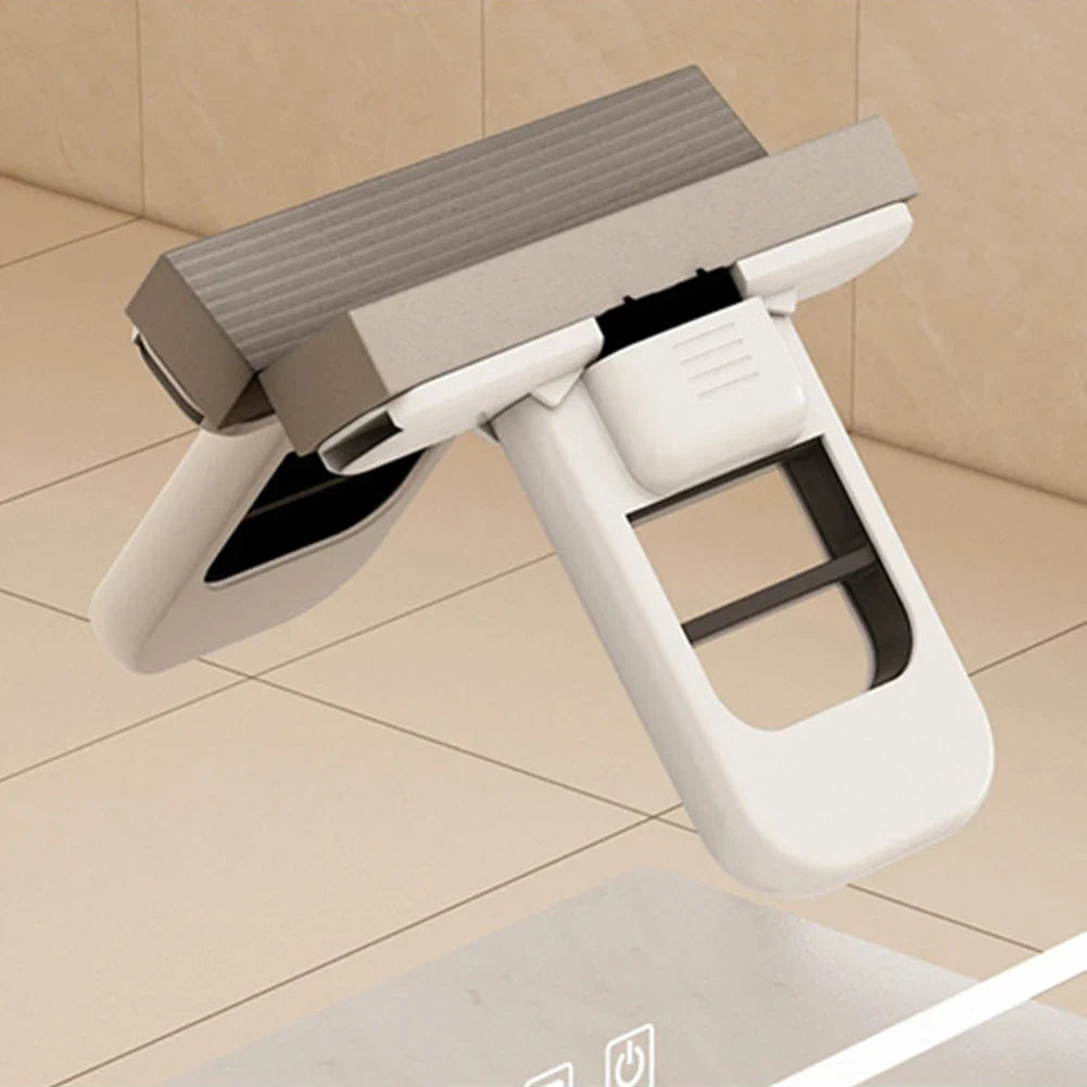 Mini Sponge Mop with Replaceable Head and One-Handed Squeeze Handle