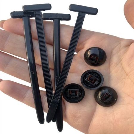 Premium Nylon Cable Ties 50-Pack – Heavy-Duty Self-Locking Universal Zip Ties