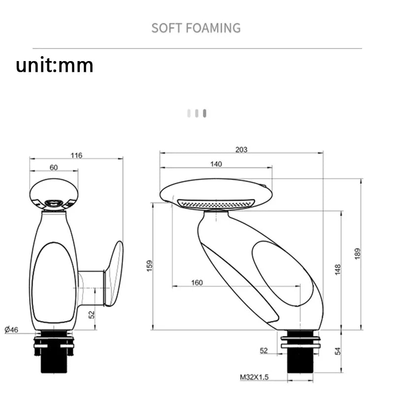 Heat Sensor Color Changing Atmosphere Pull-Out Modern Faucet