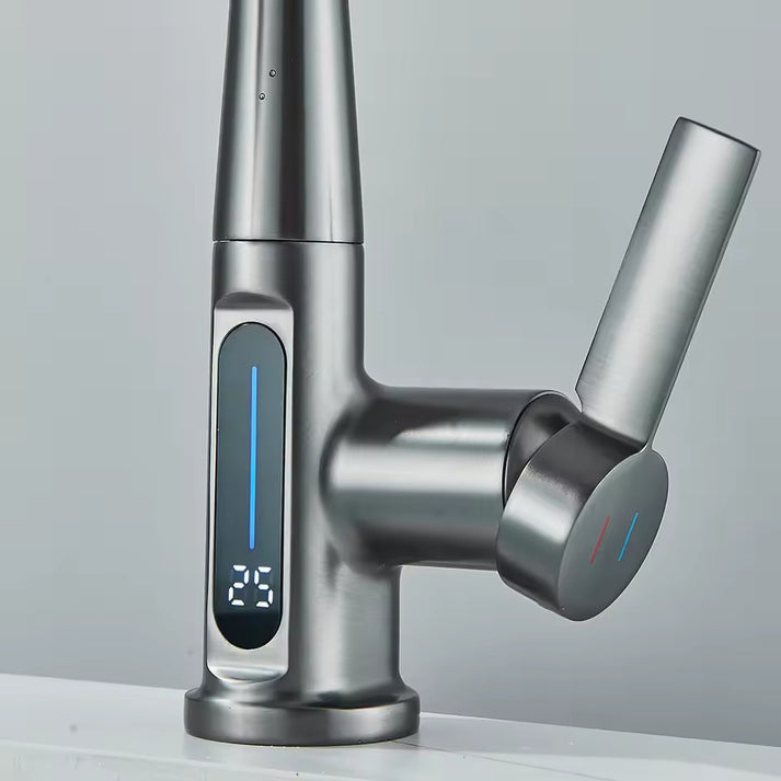 Modern Digital Waterfall Spout for Sink