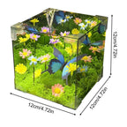 LED Butterfly Garden Cube Night Light Decor