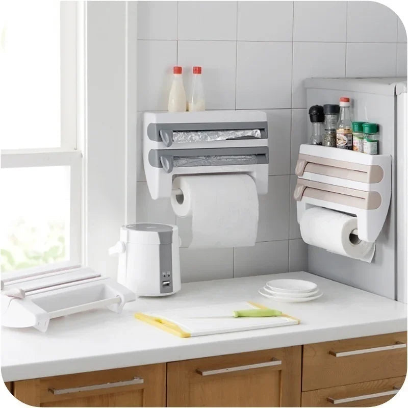 MultiFix 4-in-1 Kitchen Roll Holder