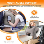 ComfortRest Travel Pillow | Ergonomic Travel Pillow for Neck & Head | Compact and Lightweight