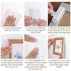 Self-Adhesive Damage-Free Wall Hanging Strips