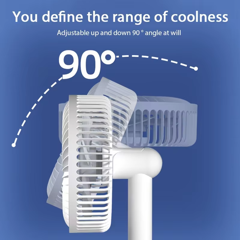 USB Desktop Oscillating Fan with Adjustable Head and Powerful Airflow