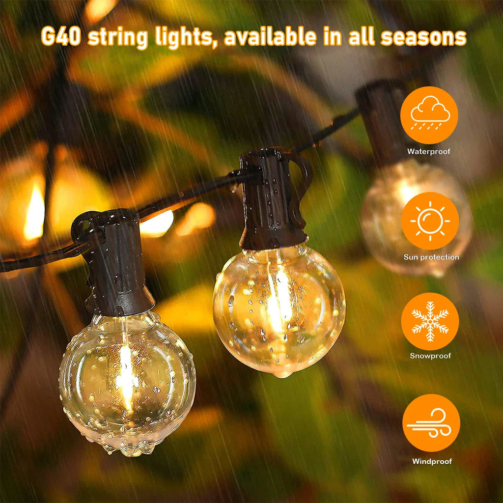 Elegant Solar Bulb String Lights