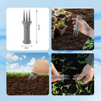 Aergrow Hand-Aerator made of Plastic | Compact & Effective | 14.7 × 5 cm | For Lawns, Beds & Plant Areas