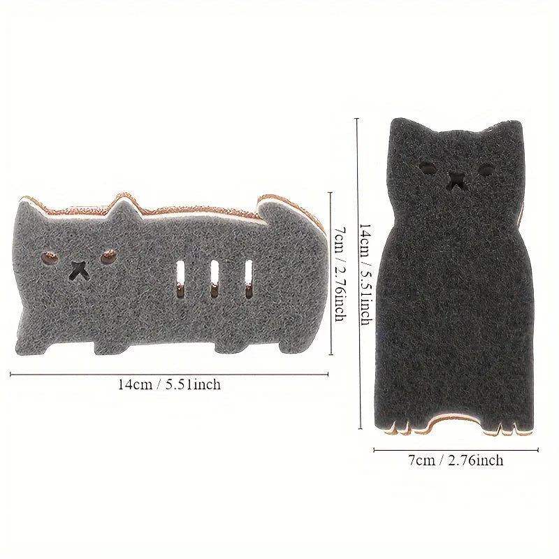 Mini Cat Multi-Purpose Cleaning Sponge
