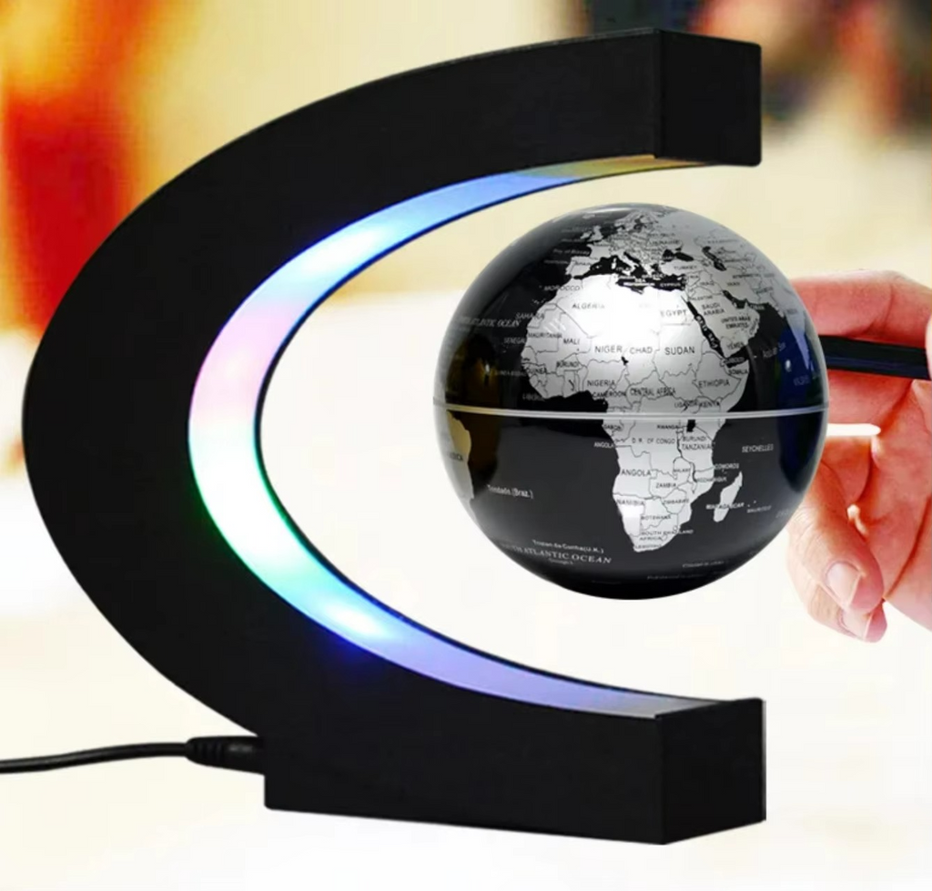 Gravity-Defying 3-Inch Magnetic Levitation Globe for Desk and Home Decor