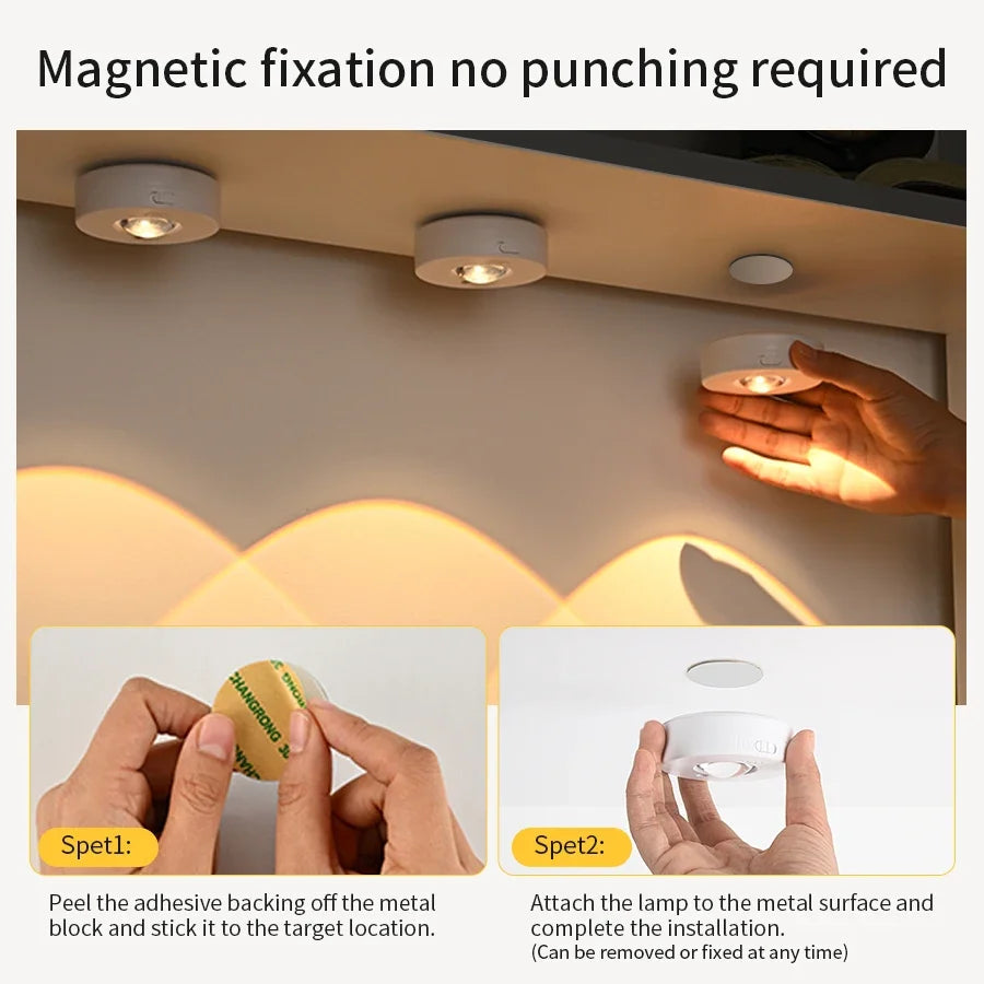 LumiFlex LED Spotlight | Wireless & Rechargeable | RGB & Warm White | With Remote Control
