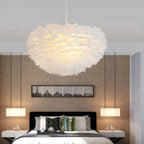 Scandinavian Feathers Pendant Lamp with Modern LED
