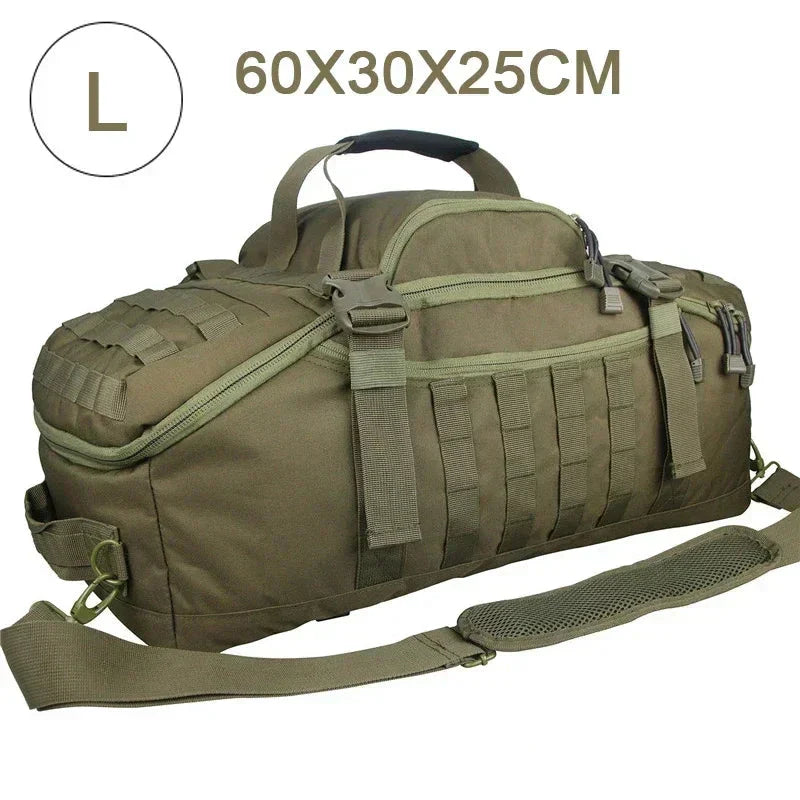 Large Tactical Travel and Backpack - TrailTrek Duffle