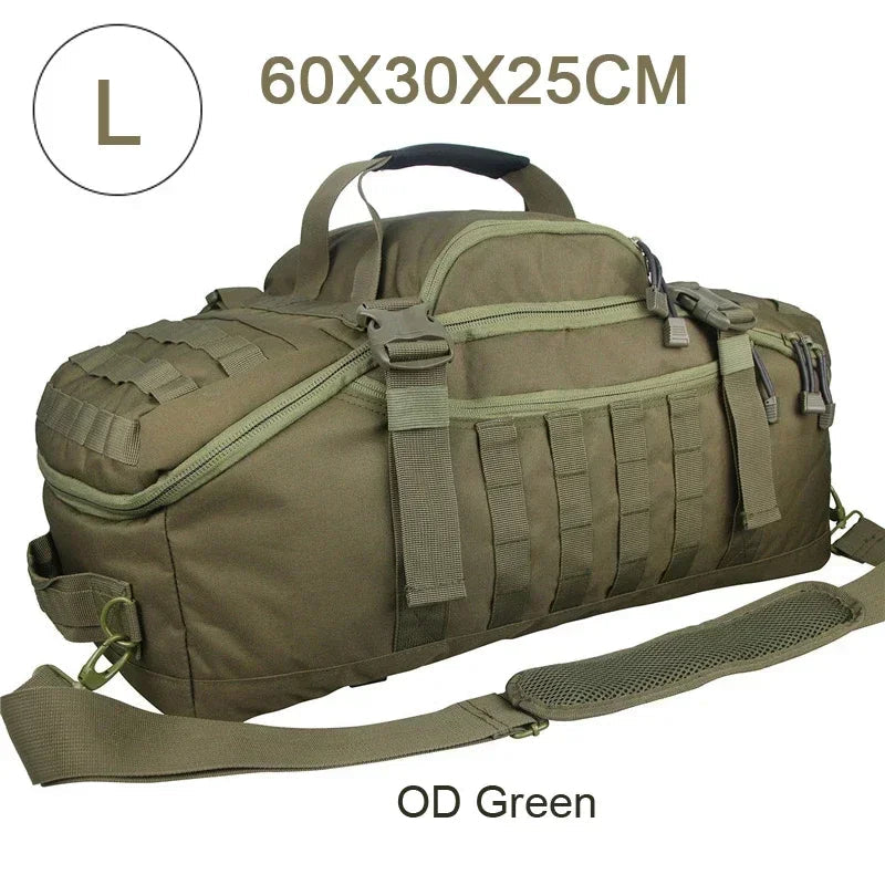Large Tactical Travel Bag and Backpack - TrailTrek Duffle